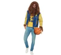 SMIFFYS Costume Teen Wolf, Blu, con giacca, gilet, guanti, parrucca e barba