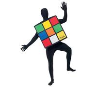 Costume Carnevale Adulto Cubo Rubik travestimento smiffys PS 20062
