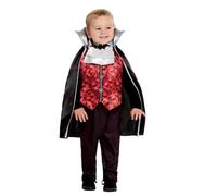 Costume Di Halloween Per Bambini Dracula Vampiro Abito Elegante Età 1-4