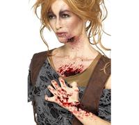 SMIFFYS Crosta di sangue, Rosso scuro, asciugatura con effetto realistico, 25 g Halloween