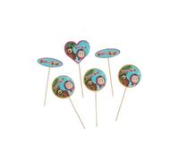 Smiffys Decorazioni per torte per feste Stoviglie Masha & the Bear x8, 4x7 cm