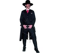 SMIFFYS Costume da autentico sceriffo del Western con giacca, top, fiocco e spilla