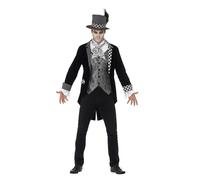 Smiffys Deluxe Dark Hatter Costume, Black (Size XL)