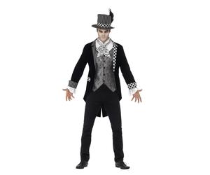 Smiffys Deluxe Dark Hatter Costume, Black (Size XL)