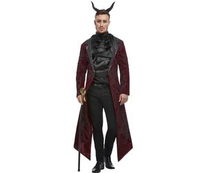 SMIFFYS Deluxe Devil Costume Deluxe - Costume da diavolo Uomo