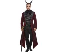 Smiffys Deluxe Devil Costume, Red (Size L)