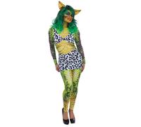 Smiffys Deluxe Gremlins 2 Greta Costume Women's Size 12-14 (Based on provided me