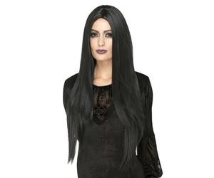 Smiffys Deluxe Witch Wig, Black