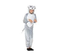Smiffys Dog Costume, Grey (Size S)