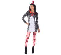 Smiffys Dr Seuss Cat in the Hat Ladies Costume L - UK Size 16-18