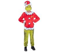 Smiffys Dr Seuss - Costume da Babbo Natale Grinch, età 7-9 anni
