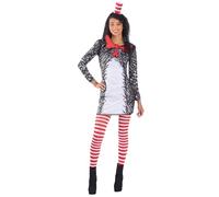 Dr Seuss Cat in the Hat Ladies Costume - S
