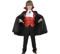 Smiffys Dracula Boy Costume, Black (Size M)