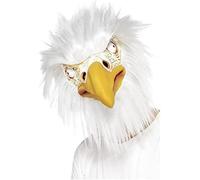 Smiffys Eagle Mask, Full Overhead, White