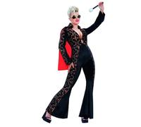 Smiffys Elvis Nero Strass Costume