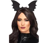 Pipistrello Ali Fascia Halloween Bats Accessorio Vestito Nero