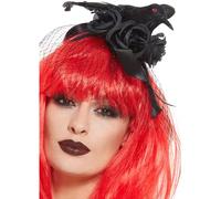 Smiffys Fascia corvo, Nero