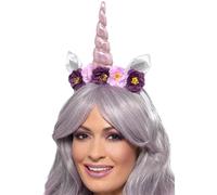 Smiffys Fascia da capelli da unicorno, Multicolore, Adulti Halloween