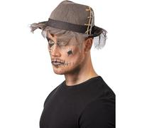 Smiffys Fedora gotico effetto lino consumato Halloween