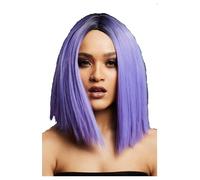 Smiffys Fever Kylie Wig, Two Toned Blend, Violet