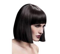 Smiffys Fever Lola Wig, Brown