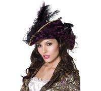 Smiffys Fever Marauding Pirate Hat, Purple
