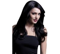 Smiffys Fever Nicole Wig, Black