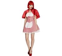 Donna Sexy Cappuccetto Rosso Costume Gioco di Ruolo Costume Adulti Favola Libro