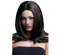 Smiffys Fever Sophia Wig, Brown