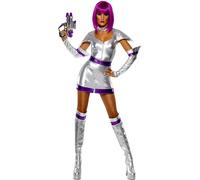 Smiffys Costume Space Cadet Fever Argento metallizzato Taglia M