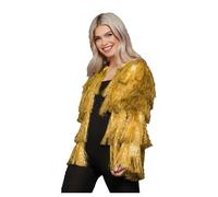 Smiffys Fever Tinsel Festival Jacket, Gold (Size L-X1)