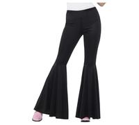 Smiffy's Pantaloni a zampa da donna neri S-M – Halloween/Carnevale