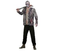 SMIFFYS Friday the 13th, costume Jason Voorhees, Giacca con maglia inserita e maschera da hockey