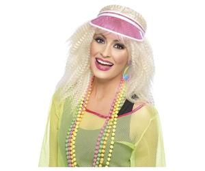 Smiffy's Generico - 350.582 - Poker Player Visiera Rosa - Taglia Unica