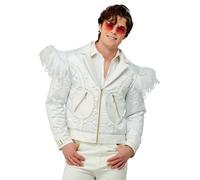 SMIFFYS Giacca Con Licenza Ufficiale Elton John Feather Giacca con licenza ufficiale Elton John Feather Uomo (Pacco da 1)