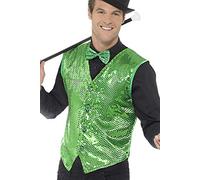 SMIFFYS Gilet con paillette, verde Halloween