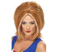 Smiffys Girl Power Wig, Ginger