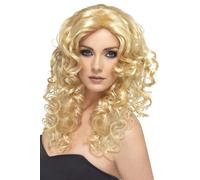 Smiffys Glamour Wig, Blonde