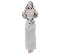 Smiffys Gothic Nun Costume, Grey (Size L)