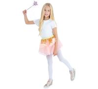 Smiffys Grazioso kit per tutù da principessa, rosa, con tutù e bacchetta