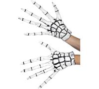 Halloween Costume Grim Reaper Scheletro Mani Guanti Da Smiffys
