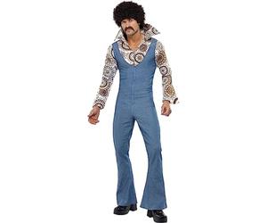 Smiffys Groovy Dancer Costume, Blue (Size M)