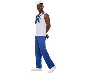 SMIFFYS High Seas Sailor Costume Costume da marinaio Uomo