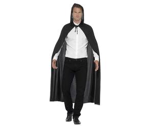 Smiffys Hooded Vampire Cape, Black