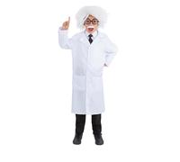 Smiffys Kit Albert Einstein, Parrucca, occhiali, baffi adesivi e cravatta