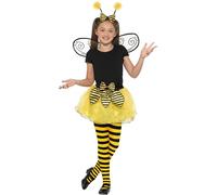 Smiffys Kit da calabrone, Nero e giallo, con Tutu, ali e fascia Halloween