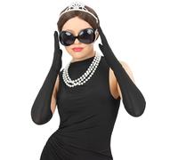 Tiffany Diva Kit Occhiali da Sole Tiara Perla Collana Guanti Accessorio Vestito