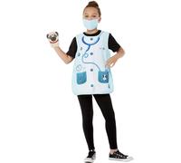 Smiffys Kit da veterinario, Costume senza maniche, maschera e cane burattino