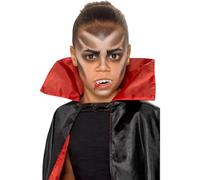 Smiffys Kit per trucco bambini Halloween Vampiro, Aqua, Multicolore, 3 colori, Denti, Spugna dipinta, Spugna e Spazzola