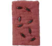 Smiffys Kit scarafaggio raccapricciante in tessuto, con 8 insetti, panno drappeggiato 4,5 x 61 cm Halloween